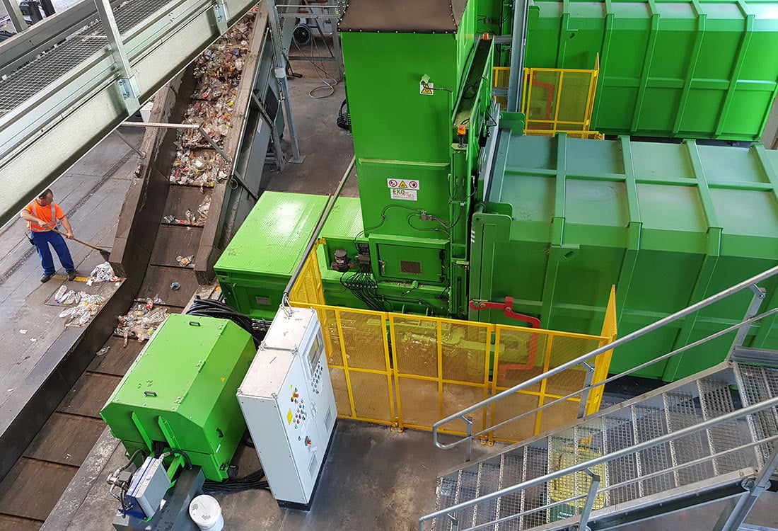 Compactador estático de alto rendimiento Werner&Weber Serie STP