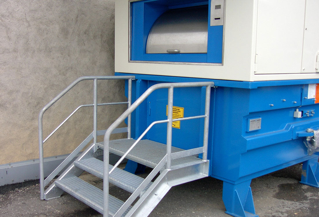 Compactador estático de tamaño reducido Werner&Weber Serie STP-CA/K/L