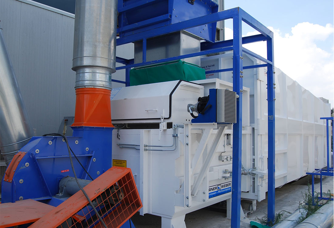 Compactador estático de tamaño reducido Werner&Weber Serie STP-CA/K/L