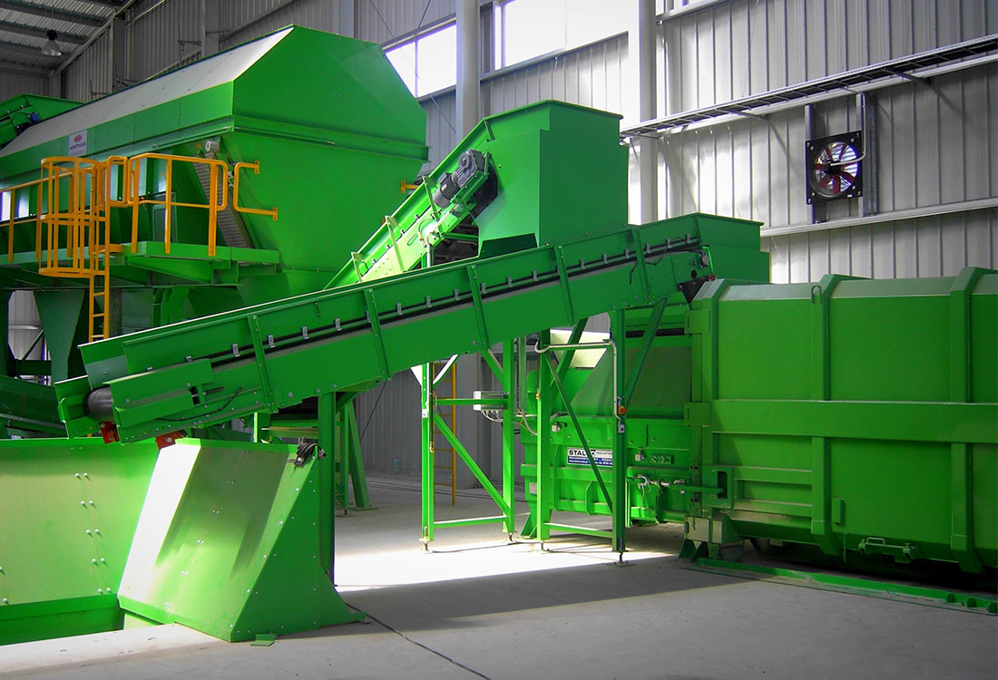 Compactador estático de tamaño reducido Werner&Weber Serie STP-CA/K/L