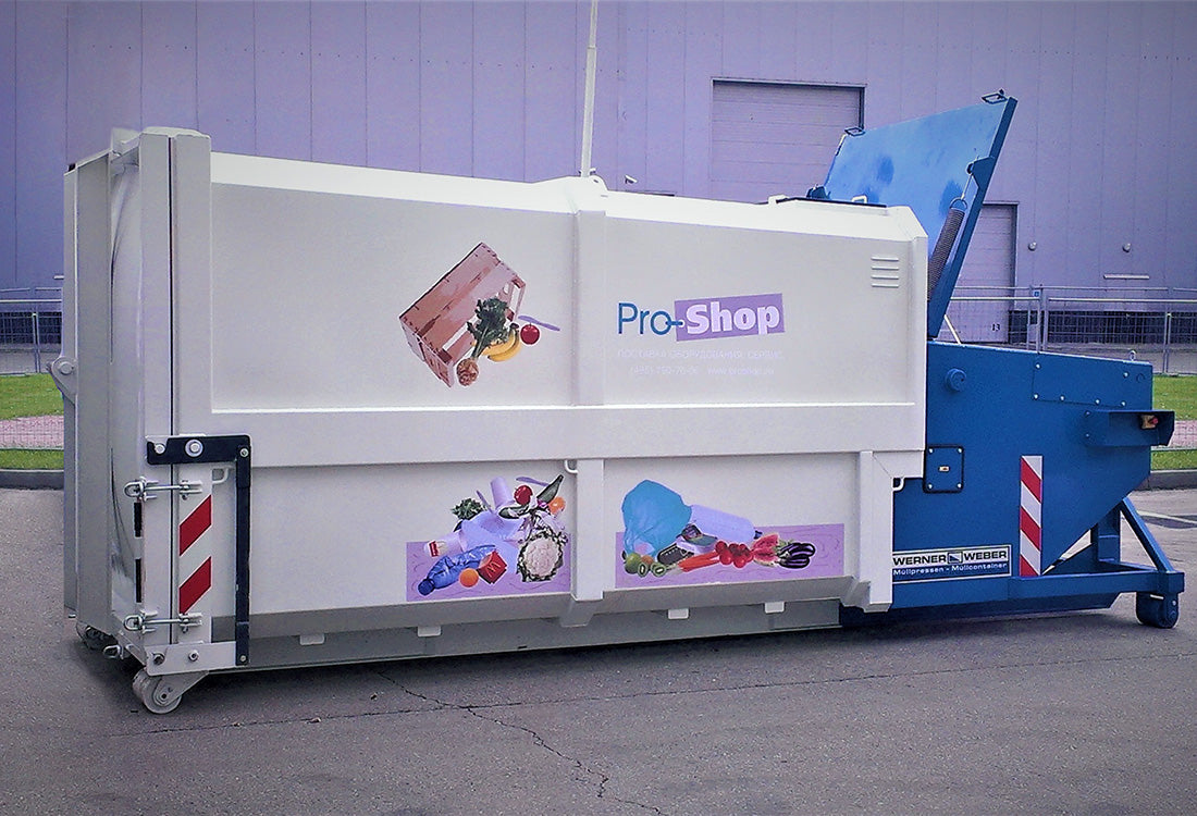 Autocompactador para residuos húmedos Werner&Weber Serie SKPC