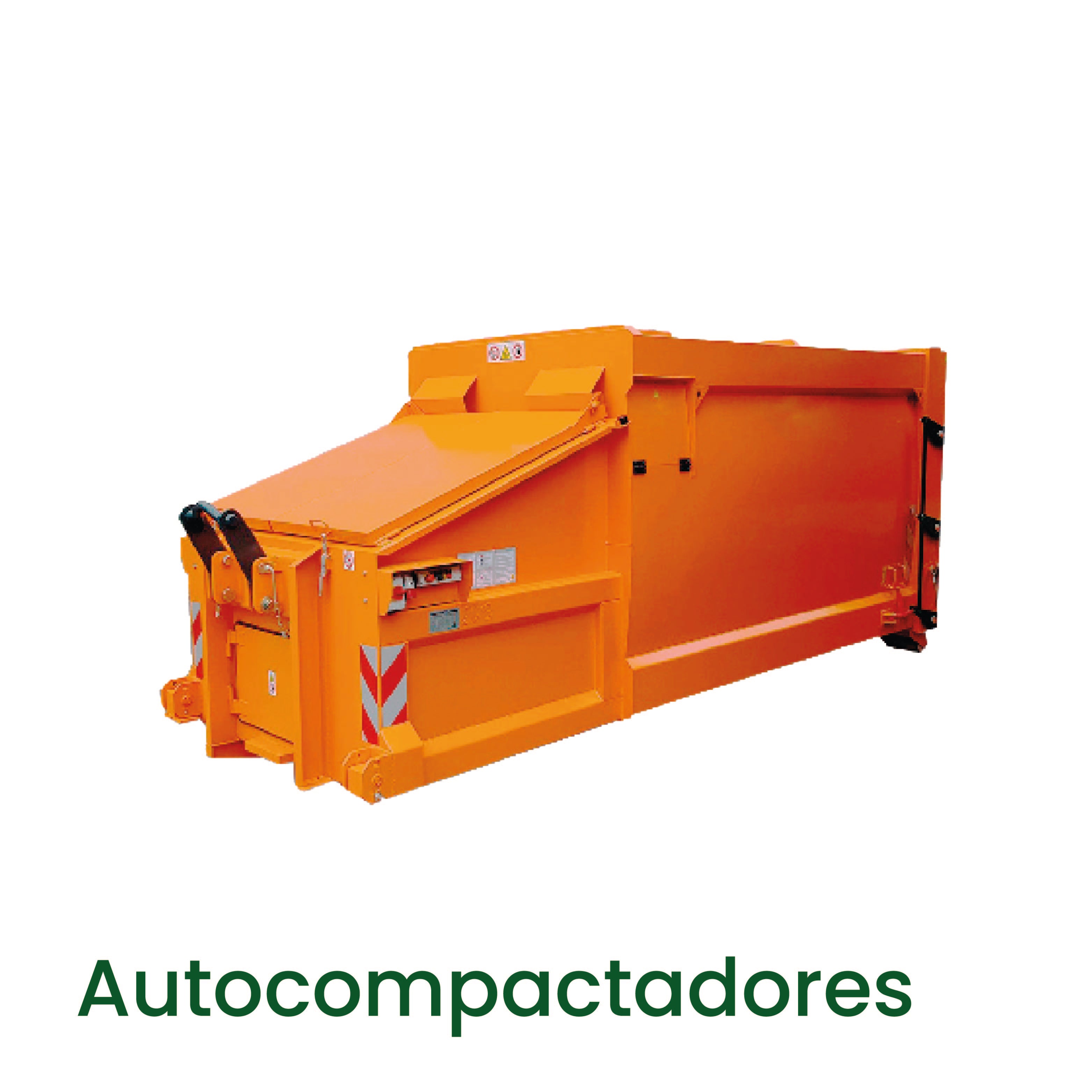 Autocompactador para la compactación de grandes volúmenes residuos reciclables, ideal para cartón y plástico. Perfecto para tiendas y grandes superficies. Con capacidades de 8 a 25 m³, reduce el volumen de desechos, optimiza el almacenamiento y el transporte, y mejora la gestión sostenible de residuos.