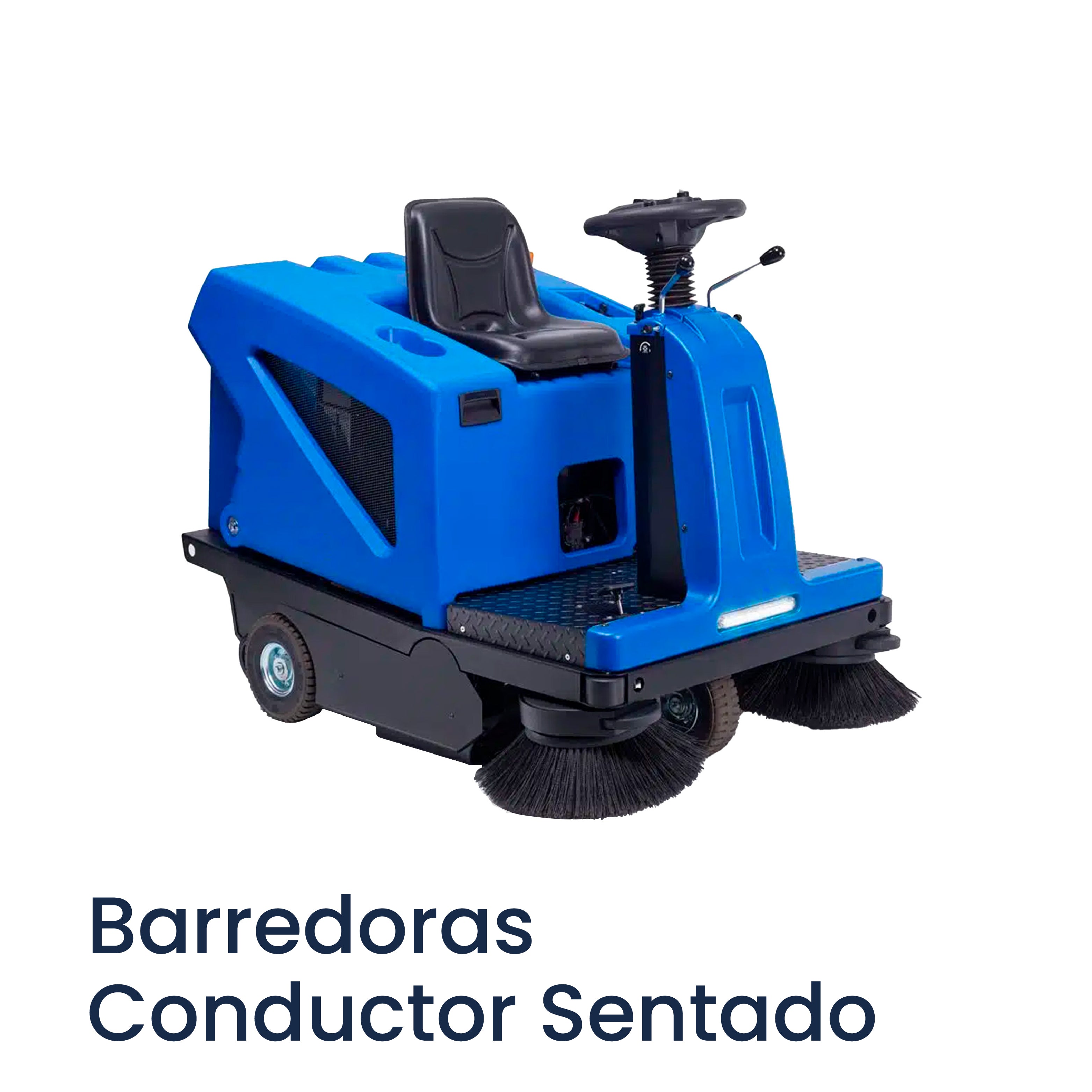 Barredora de conductor sentado perfecta para la limpieza continua de suelos industriales.