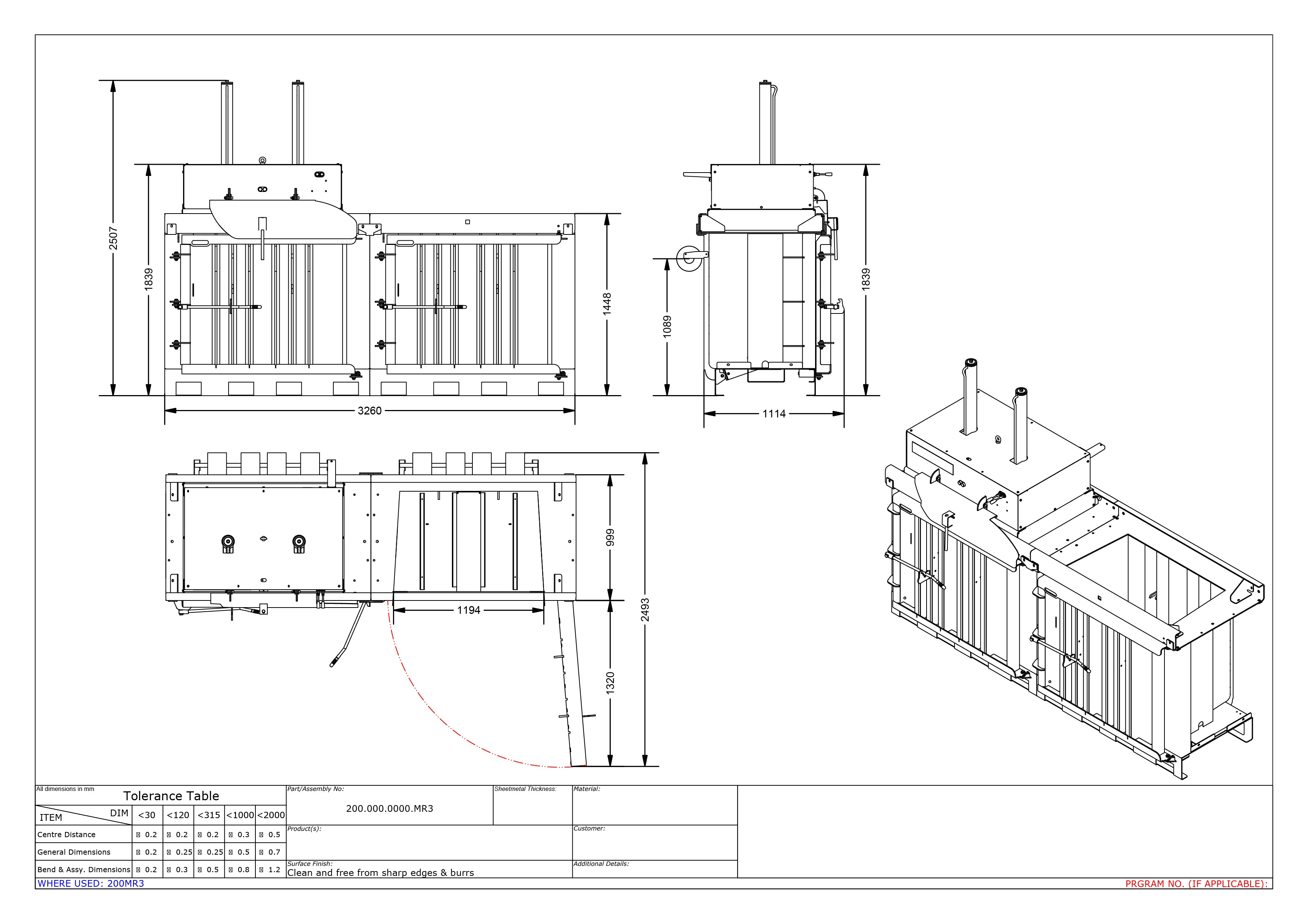 planos y cotas rl310M