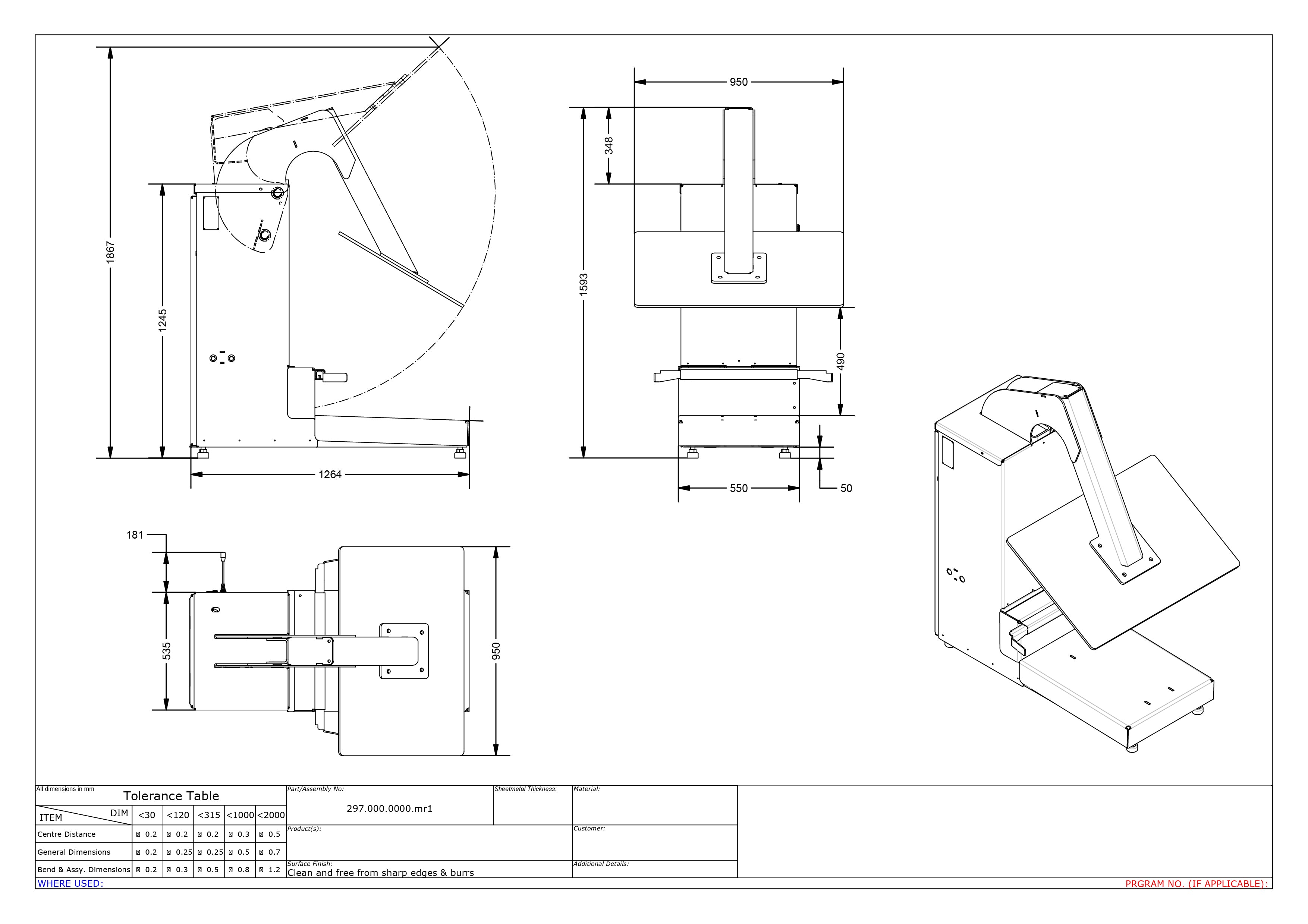 planos y cotas RL2114