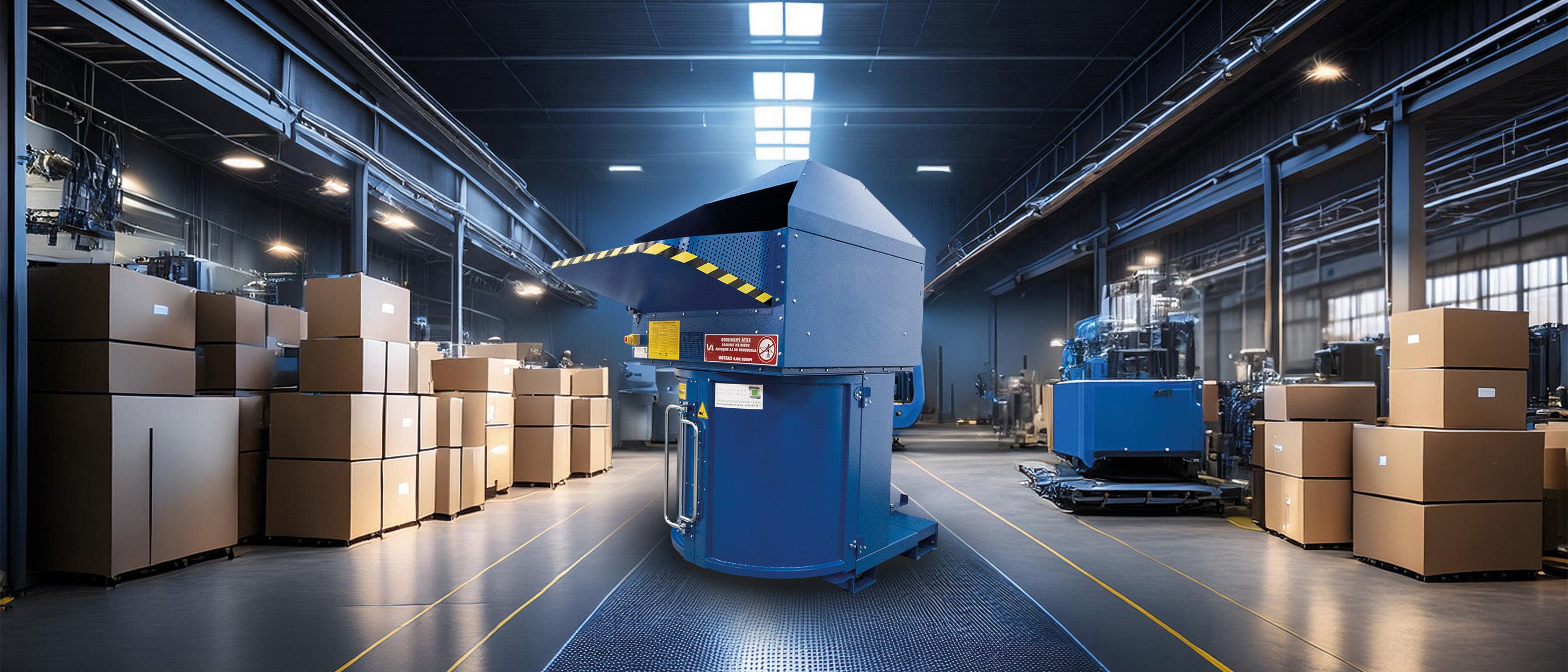 Video explicativo del funcionamiento de la compactadora Valpak para reciclaje de cartón y plástico